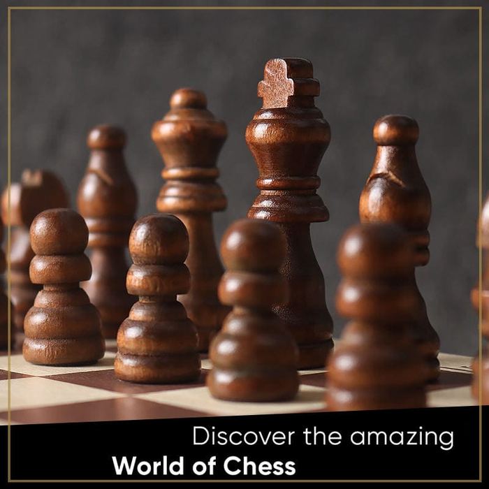 Foldable Magnetic Chess Set