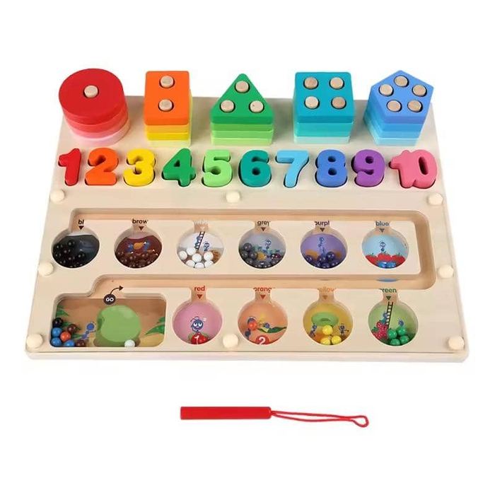 Shape & Number Learning Board