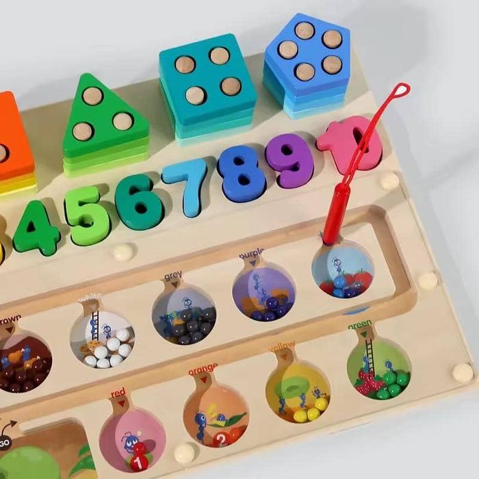 Shape & Number Learning Board