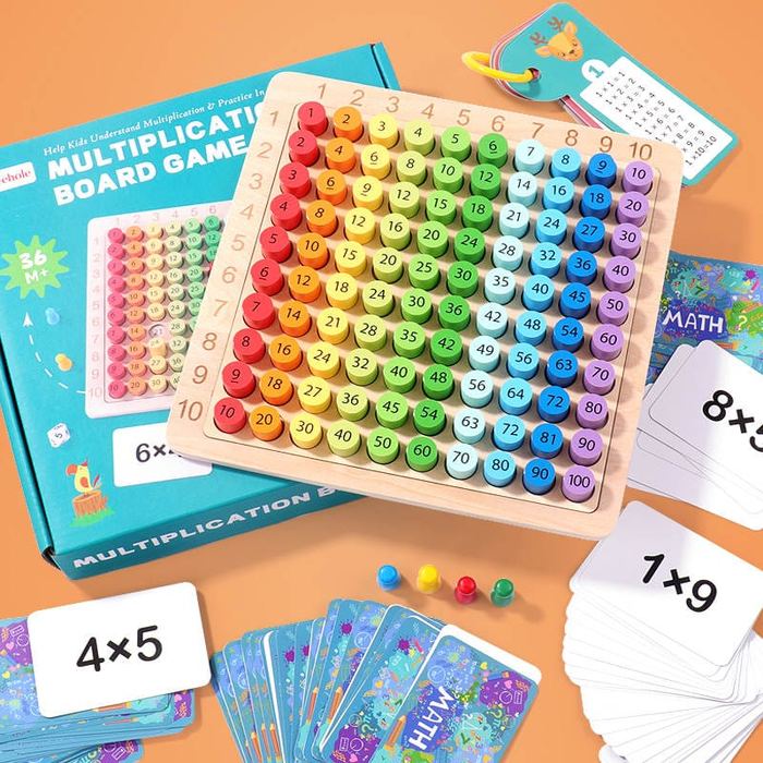 3-in-1 Multiplication Board Game