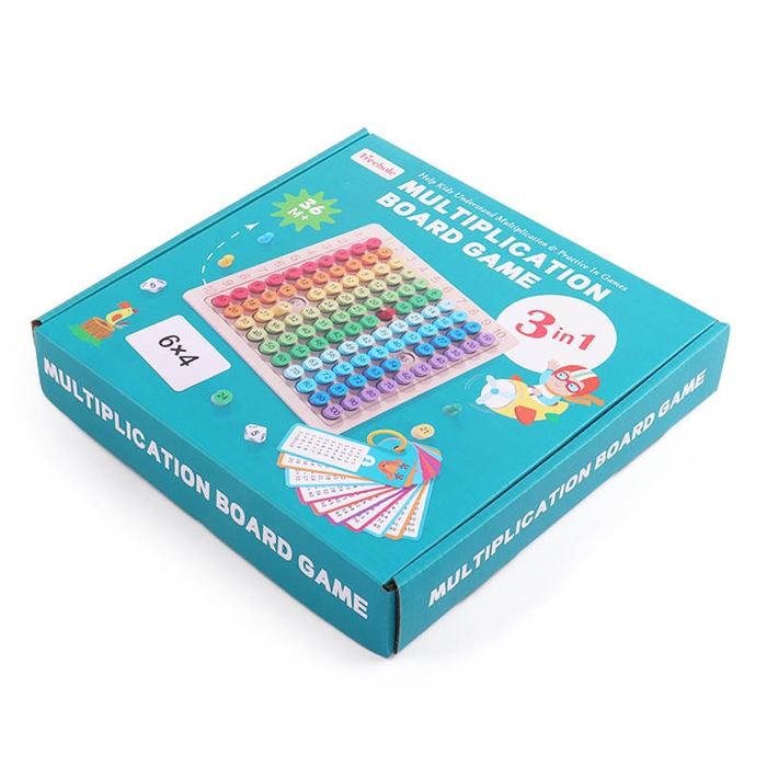 3-in-1 Multiplication Board Game