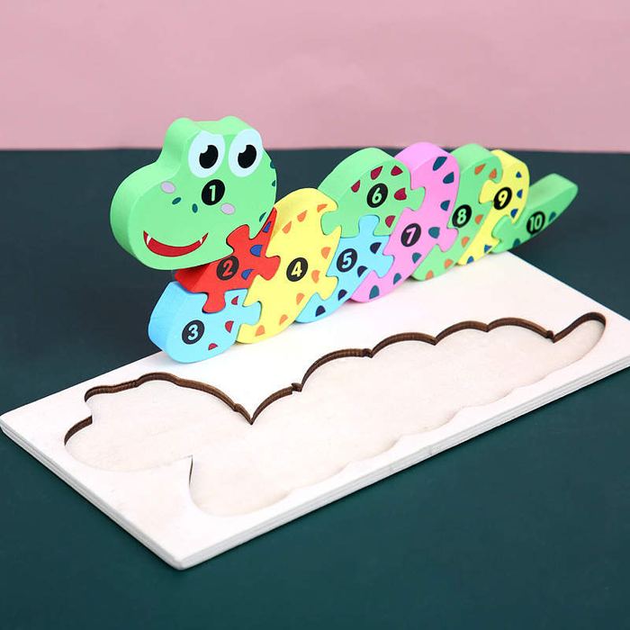 Numbered Animal & Vehicle Puzzles (Set of 2)