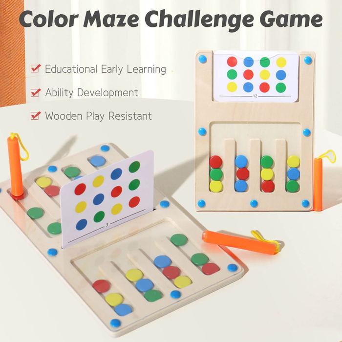 Color Maze Challenge Board Game